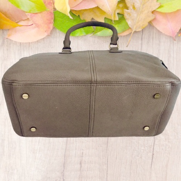 J Crew Biennial Dark Bone Satchel - Picture 3 of 13